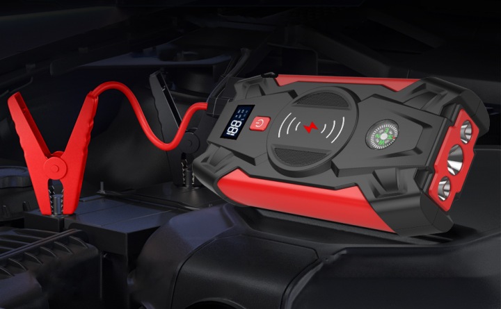 BOOSTER DÉMARREUR 20000 MAH 12V PORTABLE AVEC PRADEM DÉMARRAGE 600A/800A