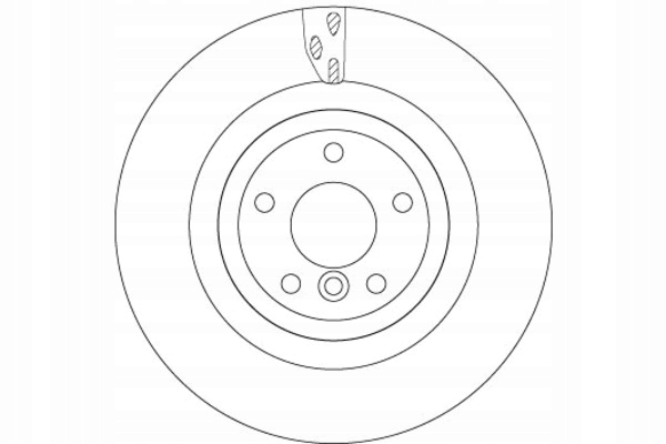 SET 2 PCS. DISC BRAKE REAR TRW DF6969S PL DYSTRYBUCJA photo 3 - milautoparts-fr.ukrlive.com