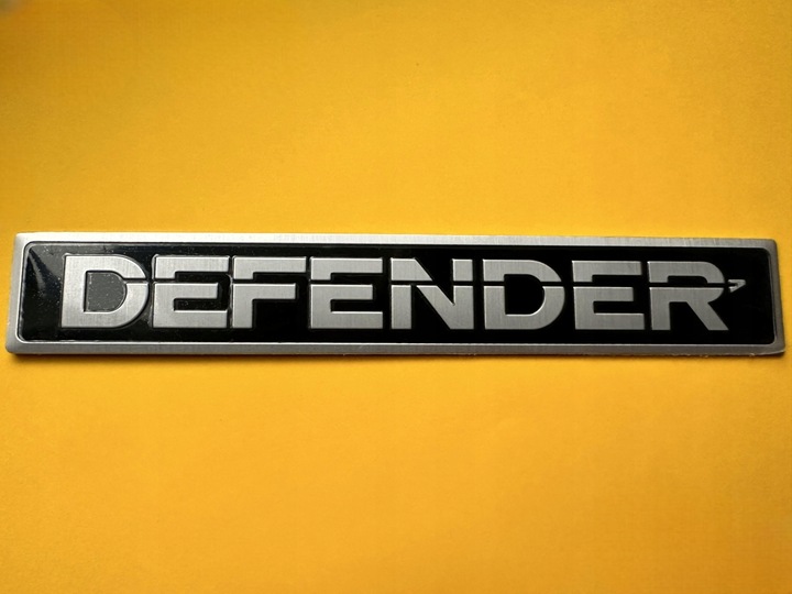 EMBLEMA PARA LAND ROVER DEFENDER STELL/SILVER 