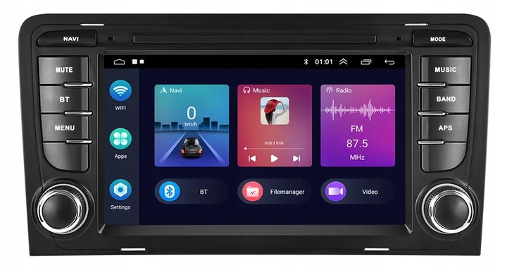 RADIO AUDI A3 8P 2DIN ANDROID USB GPS WIFI 2G/32GB 