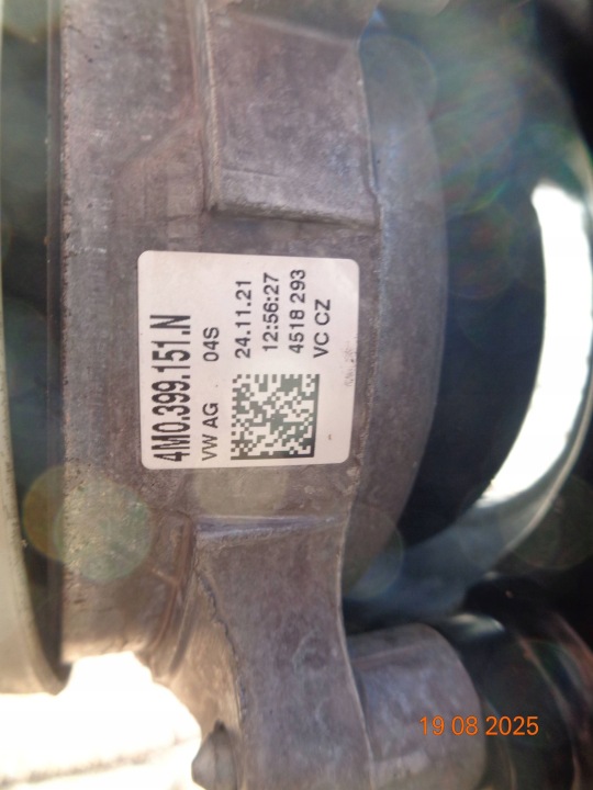 AUDI RS6 C8 2022 R CHÂSSIS CHÂSSIS SOUS MOTEUR 4K0399347G COMPLET