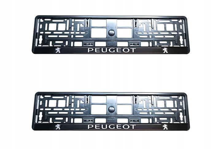 CUADRO PARA TABLICE REJESTRACYJNA PEUGEOT 2 PIEZAS 