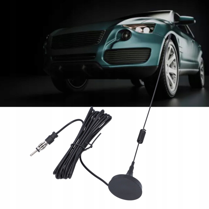 ANTENNE AUTOMOBILE 30CM 45MM ADAPTATEUR UNIVERSAL