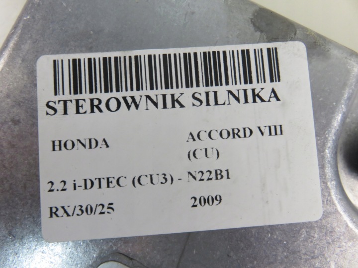 CONTRÔLEUR HONDA ACCORD VIII 2.2 I-DTEC 37820RL0G04 4079182385 0281014809