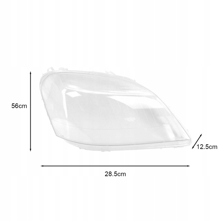 ENSEMBLE KLOSZY PHARES AVANT VERRE MERCEDES ML W164 2005-2007