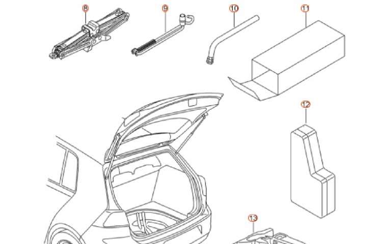 VIS FIXATIONS KOLO RÉSERVE VOLKSWAGEN GOLF MK7 NEUF ORIGINALE 5G0803899