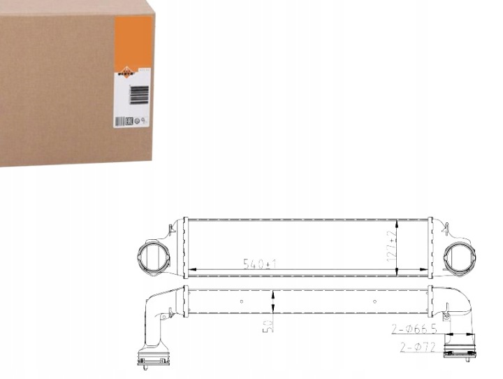 RADIATEUR AIR DOAADOWUJACEGO NRF 30165A