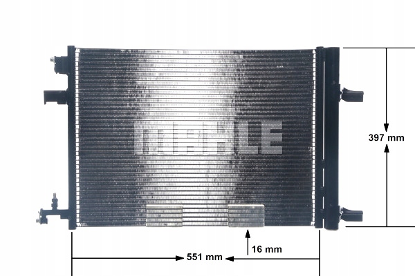 MAHLE CONDENSADOR DE ACONDICIONADOR CHEVROLET CRUZE ORLANDO OPEL ASTRA J 