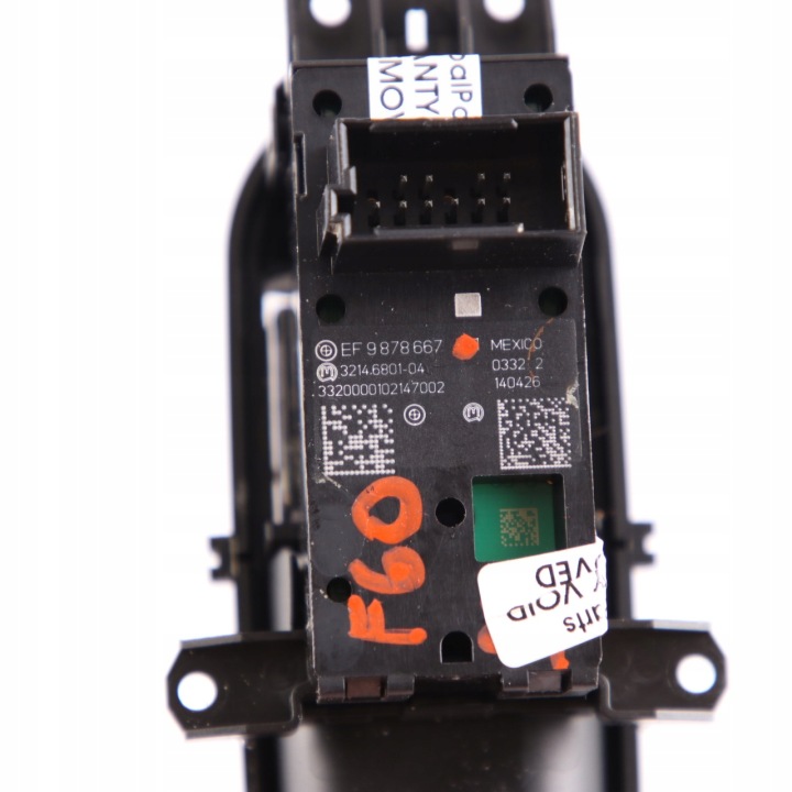 MINI F54 F60 BOUTON PANNEAU COMMUTATEUR FREINS MANUEL NOIR 9878667