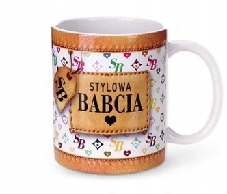 TAZA REGALO STYLOWA BABCIA AL DZIEN BABCI 