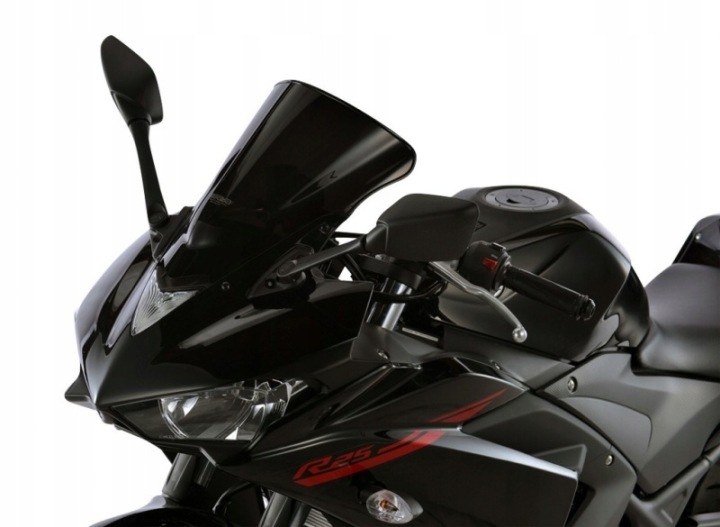 VITRE MOTOCYCLETTE MRA YAMAHA YZF R 25, RG10, -2018, FORMA R, TRANSPARENTE MRA