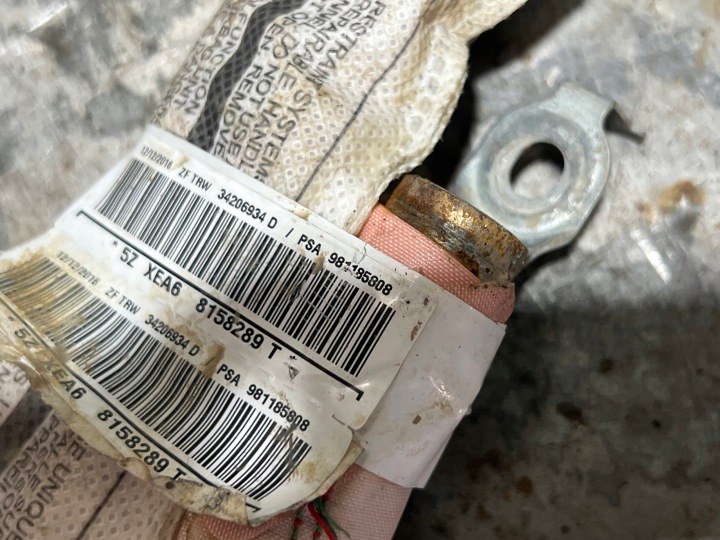 CITROEN C3 III RIDEAU SÉCURITÉ AIRBAG DROITE ORIGINAL