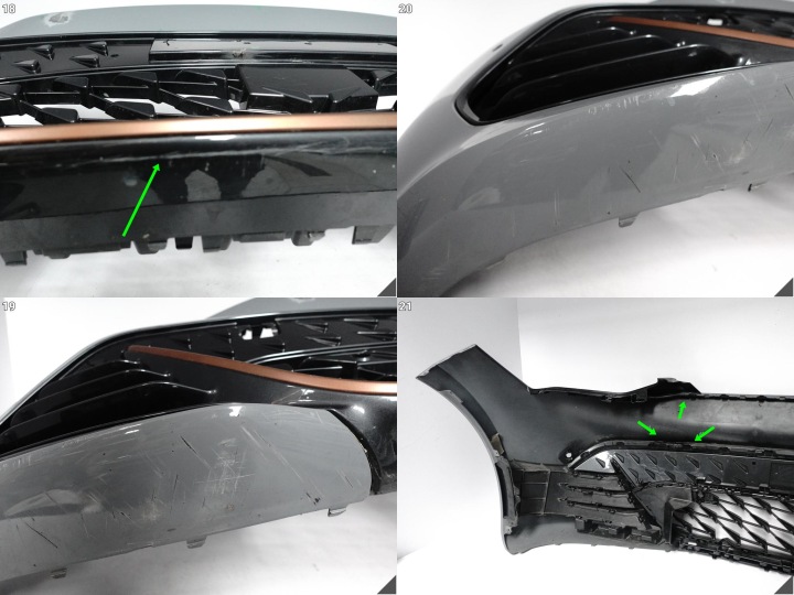 CUPRA BORN 10E 21- PARE-CHOCS AVANT GRILLE GRILLES BAGUETTES (4XPDC)