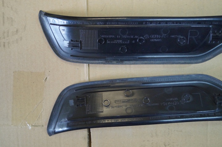 MOULURE SEUIL ENSEMBLE BMW E90 LIFT E91
