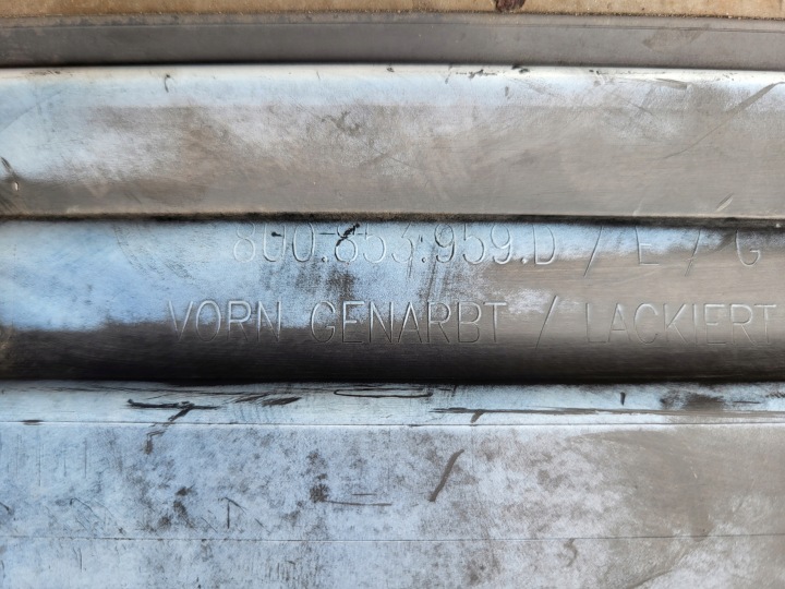 MOULURE PORTES GAUCHE AVANT REVÊTEMENT INFÉRIEURE AUDI Q3 8U ORIGINAL 8U0853959D