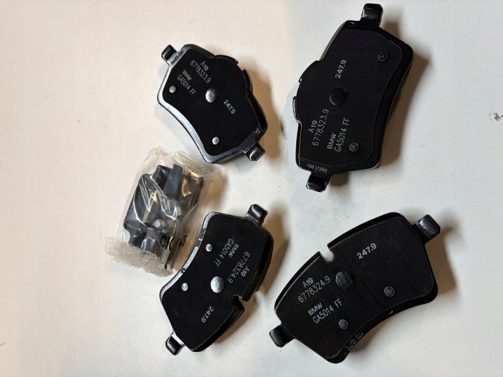 MINI R52 R53 R56 R57 PLAQUETTES FREIN AVANT 34116778320 ORIGINAL