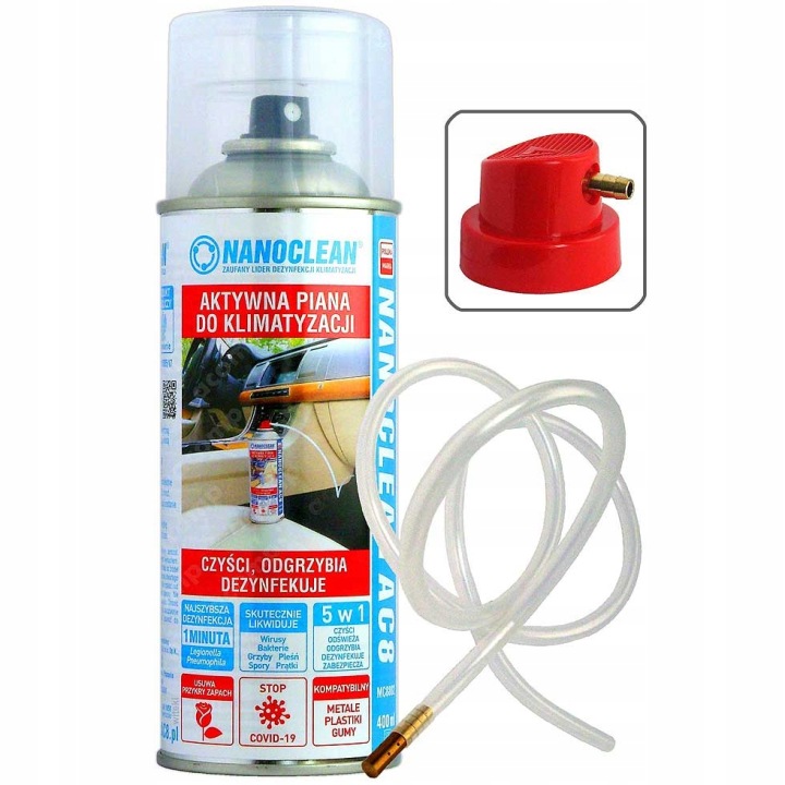 AKTYWNA PIANA VERS CLIMATISATION ODGRZYBIACZ NANOCLEAN DEZYNFEKCJA AC8 400 ML