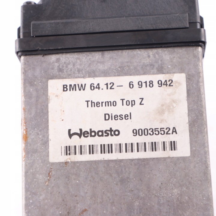 BMW X5 E53 M57N 3.0D CHAUFFAGE DE STATIONNEMENT WEBASTO 6918942