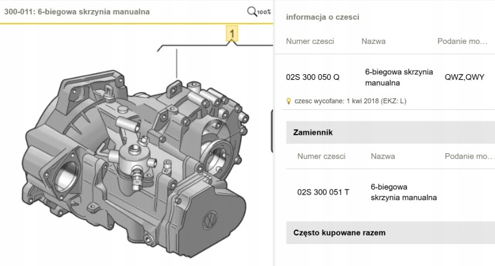 BOÎTE SKODA OCTAVIA III LEON A3 1.8 TSI 180KM QWZ QWY 120.000KM!