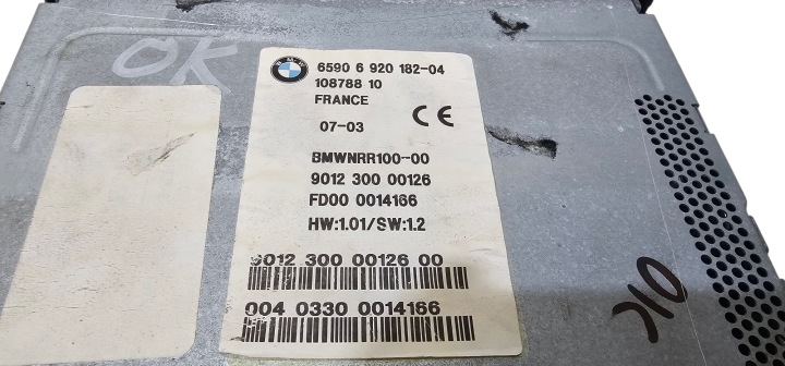 BMW E38 E39 E46 X5 E53 MODULE LECTEUR DE CARTE DISQUES NAVIGATION MK4 NAVI CD GPS 6920182