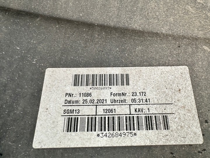 PARE-CHOCS SEAT TARRACO 5FJ 5F ARRIÈRE ARRIÈRE ORIGINAL OE