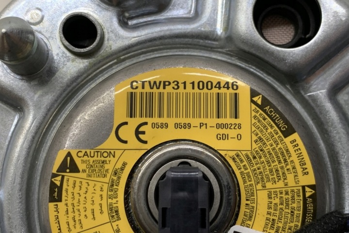 AIRBAG CONDUCTEUR BMW 5 (F10) 313886390N77AB 3.0L GASOLINE 225KW 2011