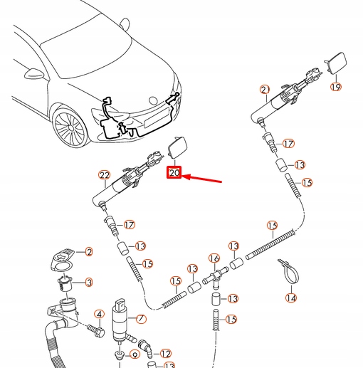 VW SCIROCCO 137 RONDELLE PODKLADOWA DROITE 1K8807938 GRU ORIGINALE