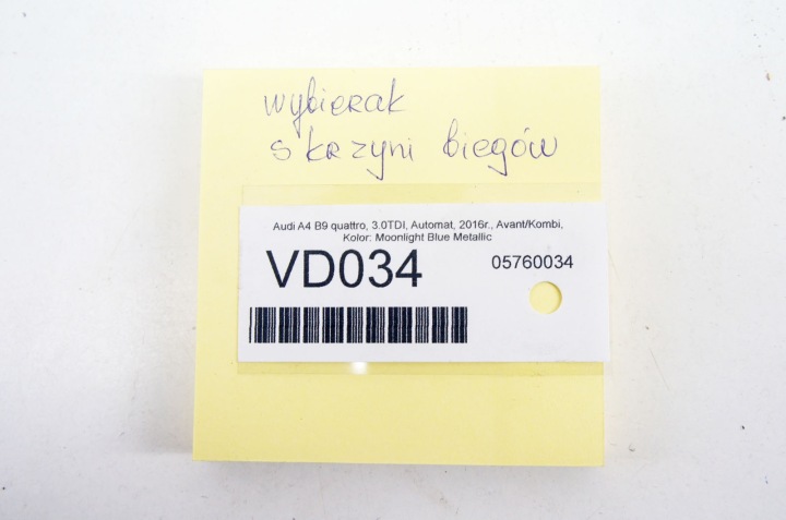 VD034 AUDI A4 B9 CRIC MÉCANISME DE CHANGEMENT DE VITESSES VITESSE 8W1713041J 100.112.106-01 AUTOMATE