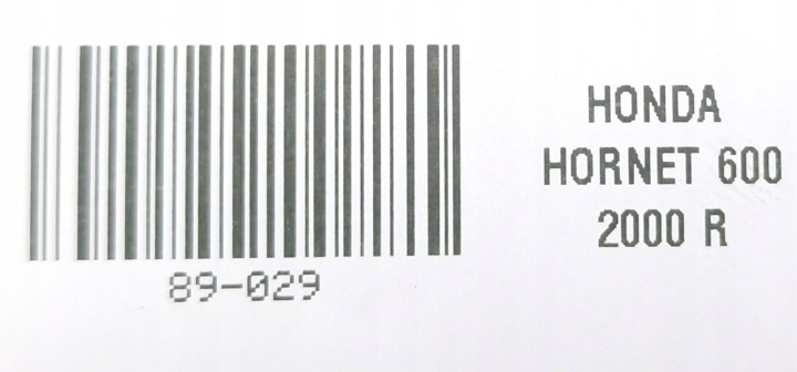 HONDA RADIO 600F HORNET 89-03R TIRANT