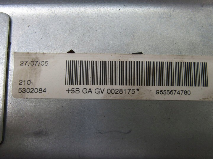 307 05R COUSSIN AIRBAG PASSAGER 9655674780