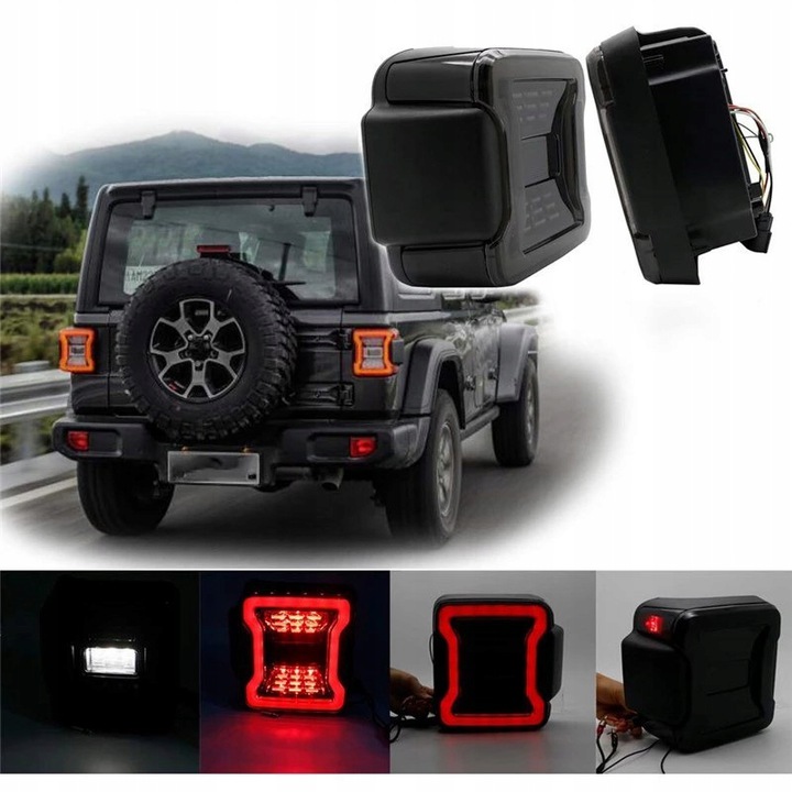 FAROS PARTE TRASERA PARTE TRASERA DIODO LUMINOSO LED JEEP WRANGLER JL 2018+ 