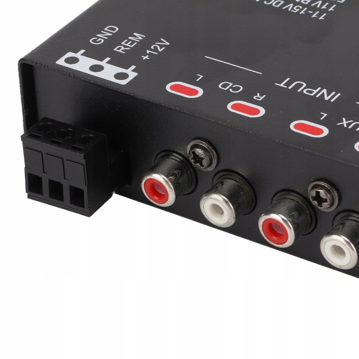 CORRECTEUR AUDIO GRAFICZNY 7-PASMOWY AVEC RÉGLAGE GLOSNOSCI 35-250 HZ