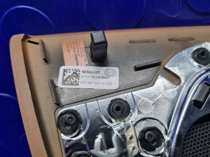 AUDI A7 C7 MOULURE DÉCOR DROITS ARRIÈRE PORTES ORIGINAL 4G8867420AL