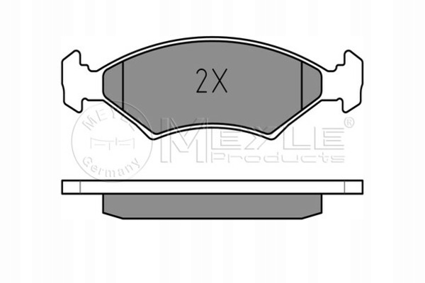 ZAPATAS DE FRENADO FORD P. ESCORT 