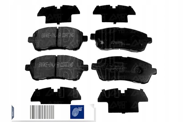 ZAPATAS DE FRENADO PARTE DELANTERA DAIHATSU MATERIAL SIRION; FO 