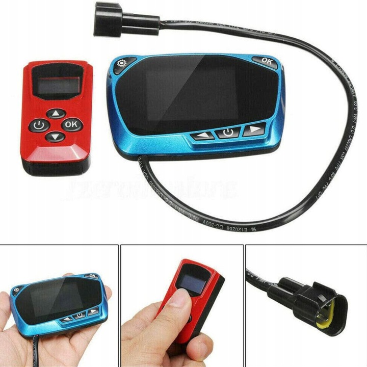 PRZELACZNIKIEM CHAUFFAGE DE STATIONNEMENT AUTOMOBILE MONITEUR LCD