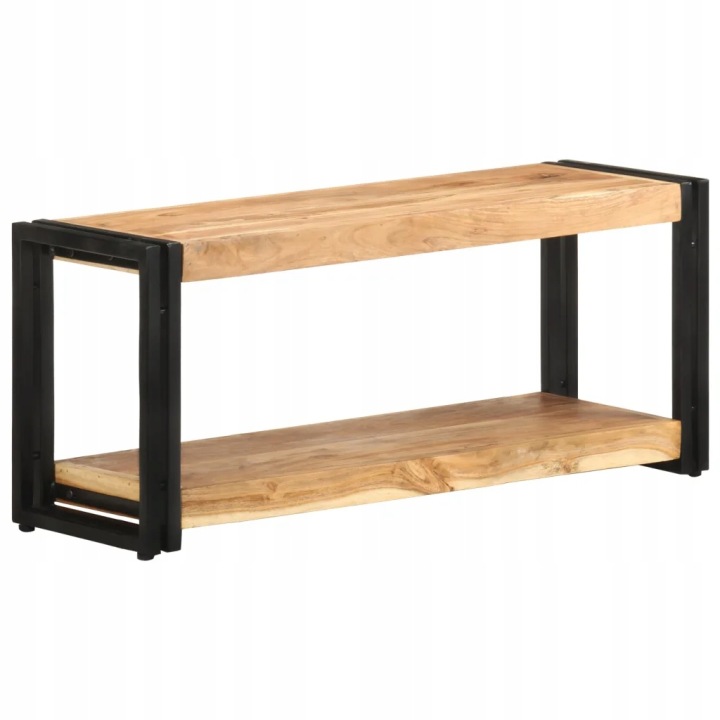 CASIER SOUS TV, 90X30X40 CM, LITE BOIS AKACJOWE