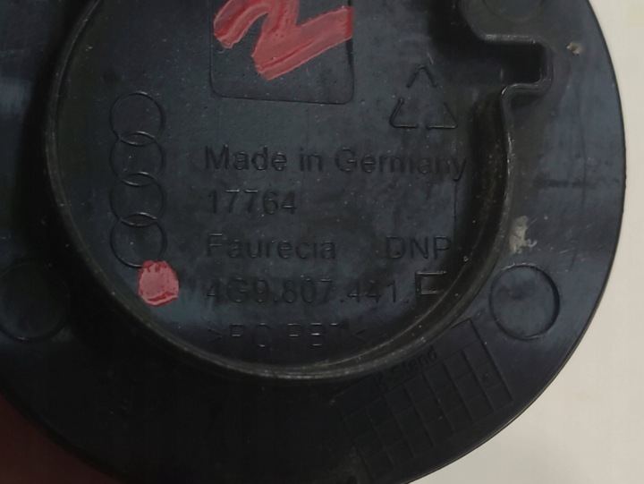 AUDI A6 C7 BOUCHON CROCHET PARE-CHOCS ARRIÈRE 4G9807441
