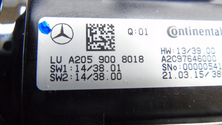 PANNEAU CONTRÔLEUR POIGNÉE ROTATIVE IDRIVE MERCEDES W205 A2059006015