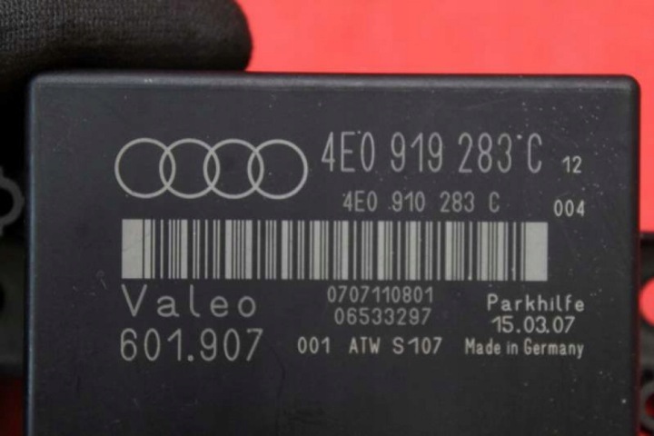 CONTRÔLEUR MODULE STATIONNEMENT PDC 4E0919283C AUDI A8 D3 05-07