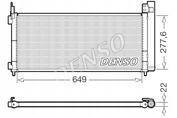 CONDENSADOR LEXUS NX 14- DENSO 