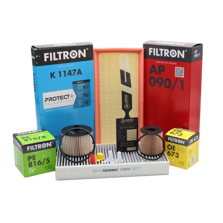 KIT FILTRES FILTRON PEUGEOT 407 2,0 HDI 136KM