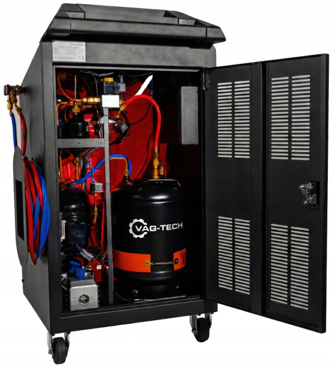 MOBILE STACJA VERS SERVICE CLIMATISATION R134A 1234YF ARRÊT ROAD NX GRUBBER