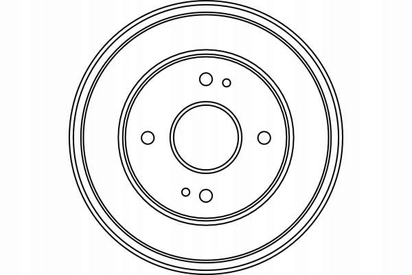 TRW TAMBOUR FREIN HONDA ACCORD 90-93 (-ABS)