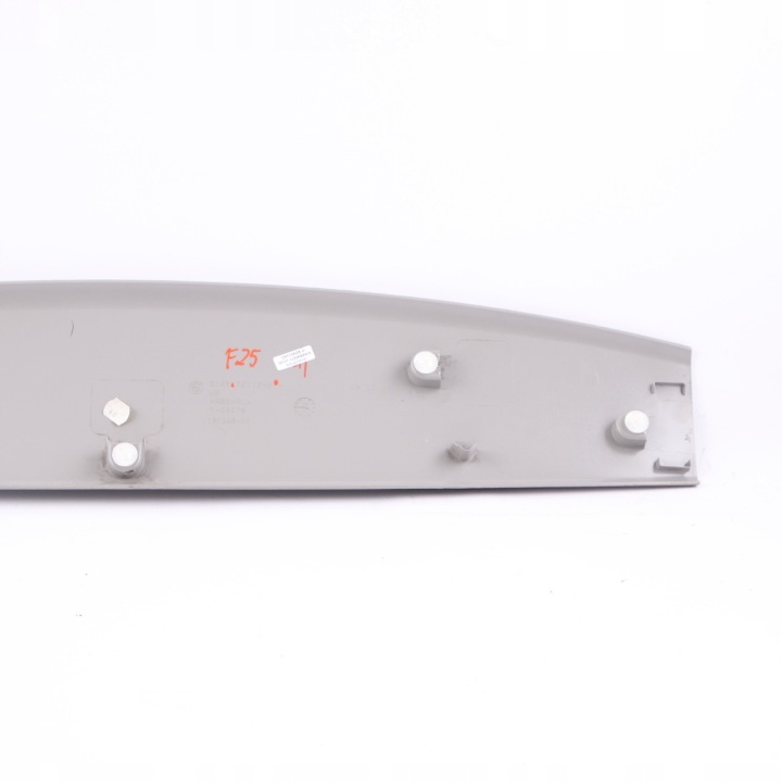 BMW X3 F25 MOULURE CHÂSSIS COUVERCLES DE COFFRE ARRIÈRE COULEUR GRISE 7211299