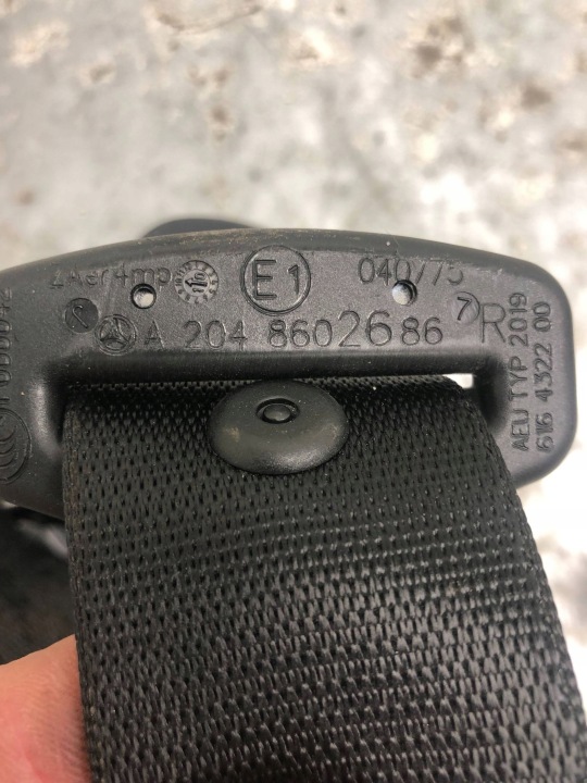 MERCEDES C W204 CEINTURE DE SÉCURITÉ PASSAGER DROIT AVANT A2048602686