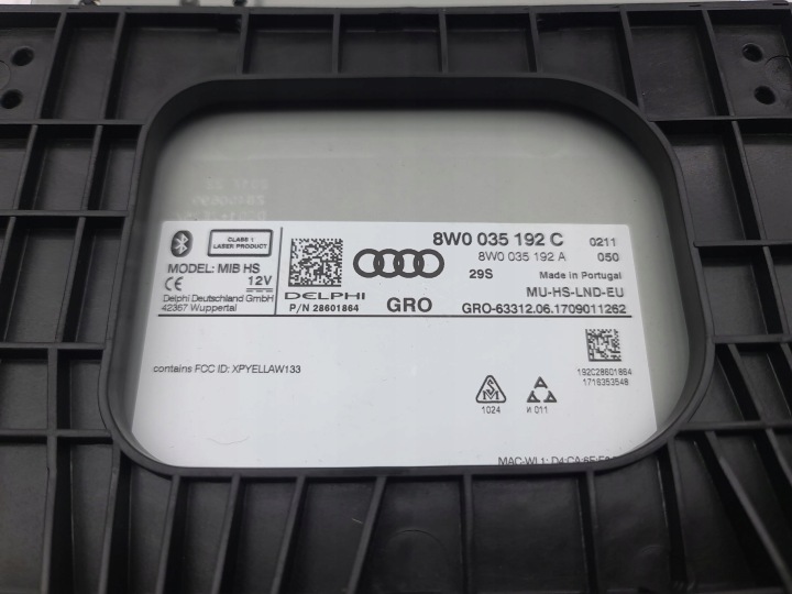 AUDI A4 S4 B9 2017 STACJA MULTIMEDIALNA GPS CD DVD