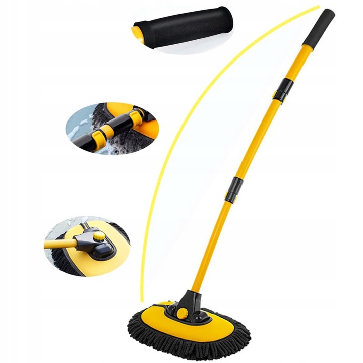 2 CV BROSSE VERS LAVAGE VOITURE NACZEP TIROW AVEC GIETKA MANIVELLE I SOUPLE GABKA 102CM