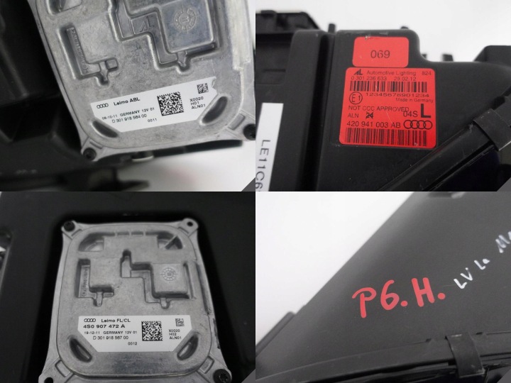 AUDI R8 420 LIFT 12-15 PHARE COMPLET LED COMPLÈTE GAUCHE