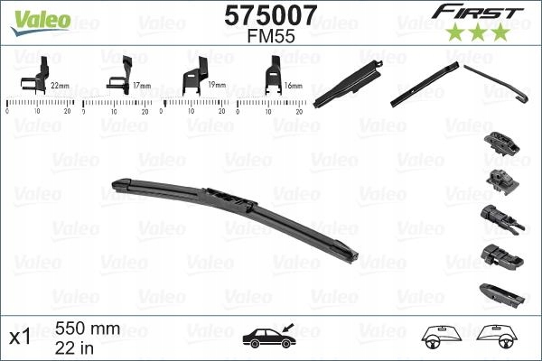 VALEO 575007 POIGNÉE ESSUIE-GLACES